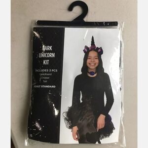 NWT Suit Yourself Dark Unicorn Kit Halloween Costume Cute Adult Standard Size